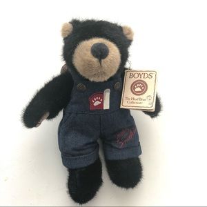 NWT  Boyds Bear  11”  "Shindig Bubba” Black Bear  Best Dressed Series